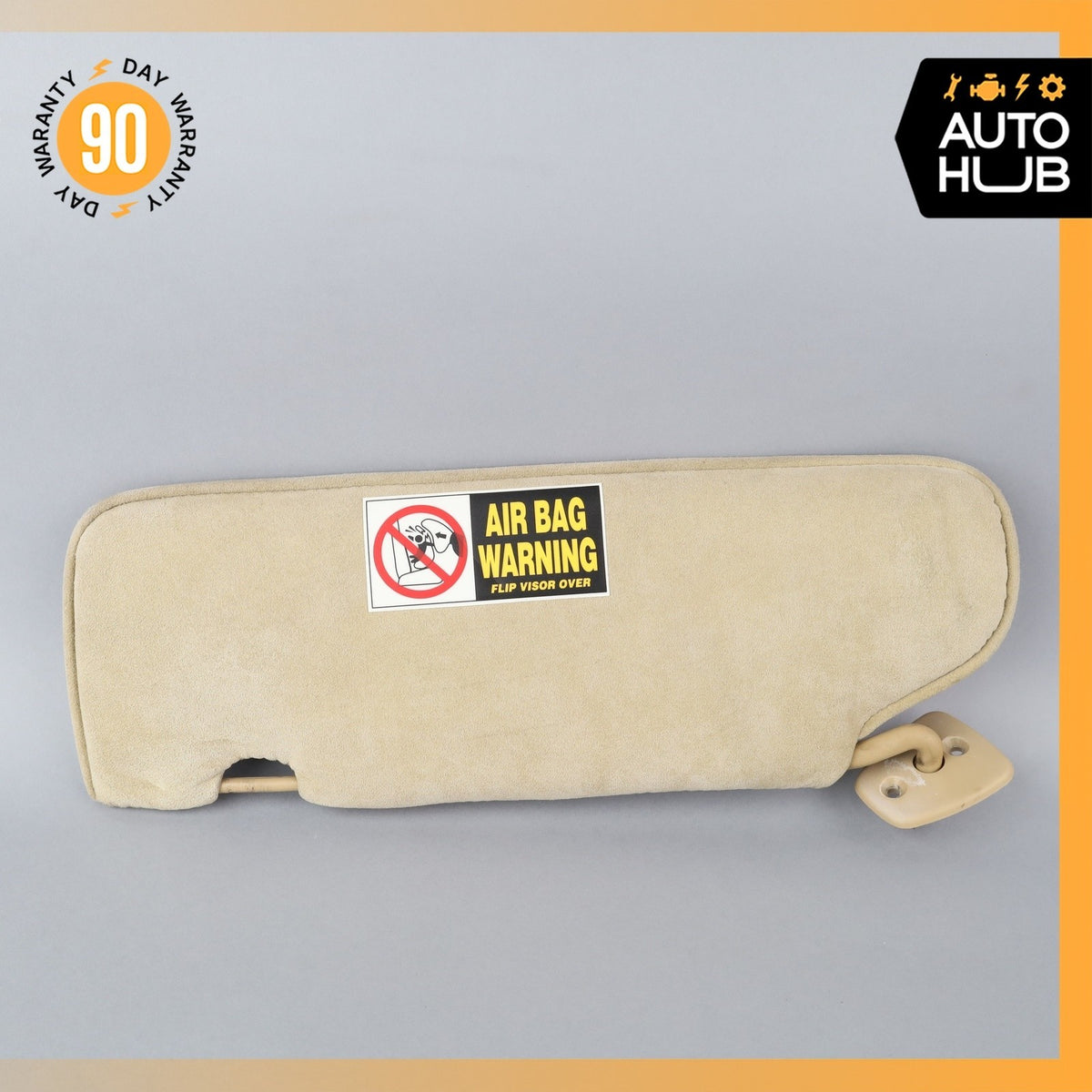 00-04 Aston Martin DB7 Vantage Right Side Sunvisor Sun Visor Suede OEM 38k - photo 3