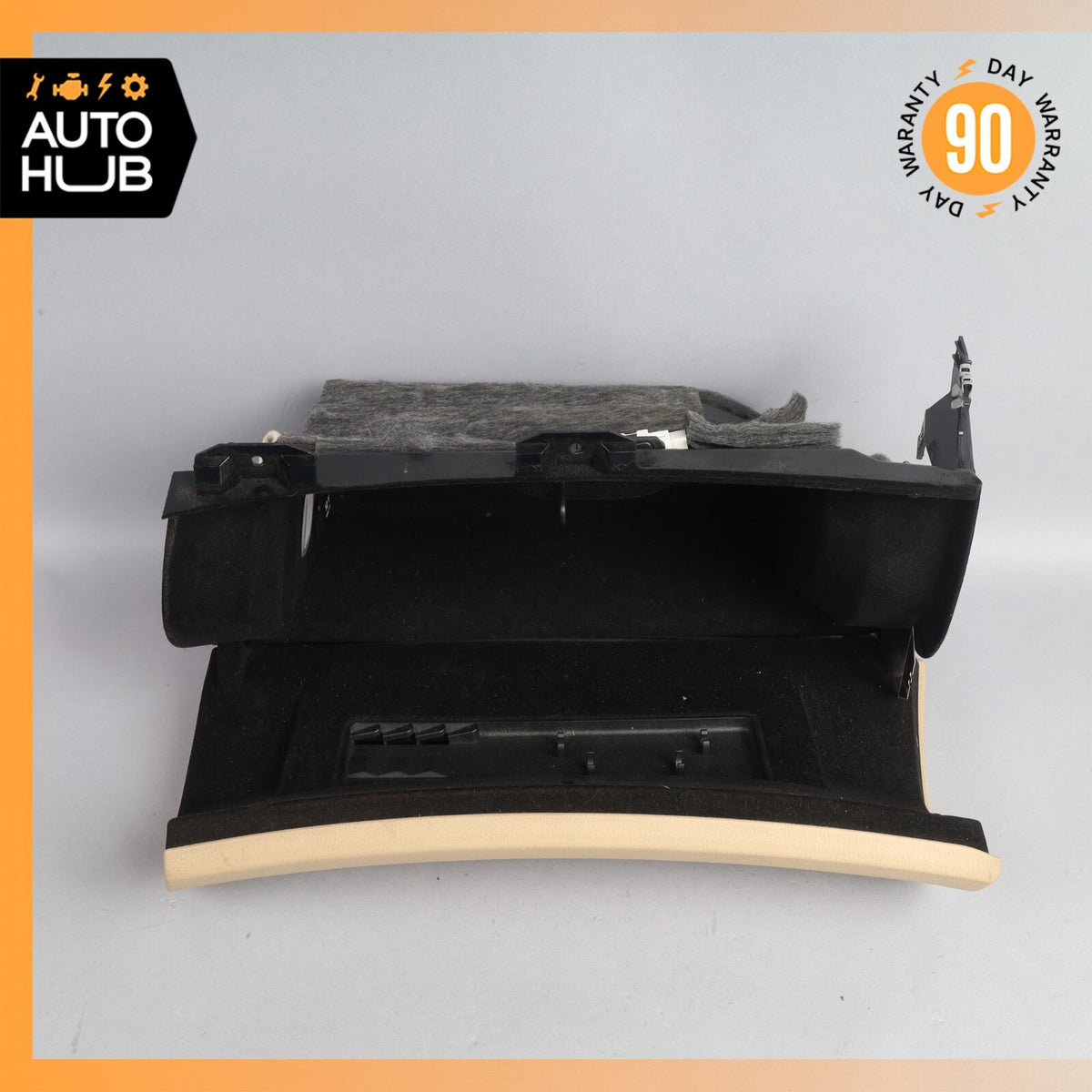 10-13 Mercedes W221 S550 S400 Dash Board Glove Box Compartment Beige OEM - photo 8