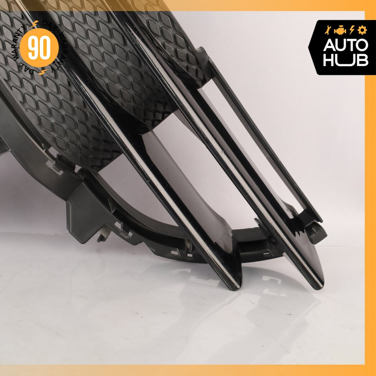 11-14 Porsche Cayenne 958 Front Right Side Bumper Mesh Grille Black OEM - photo 5