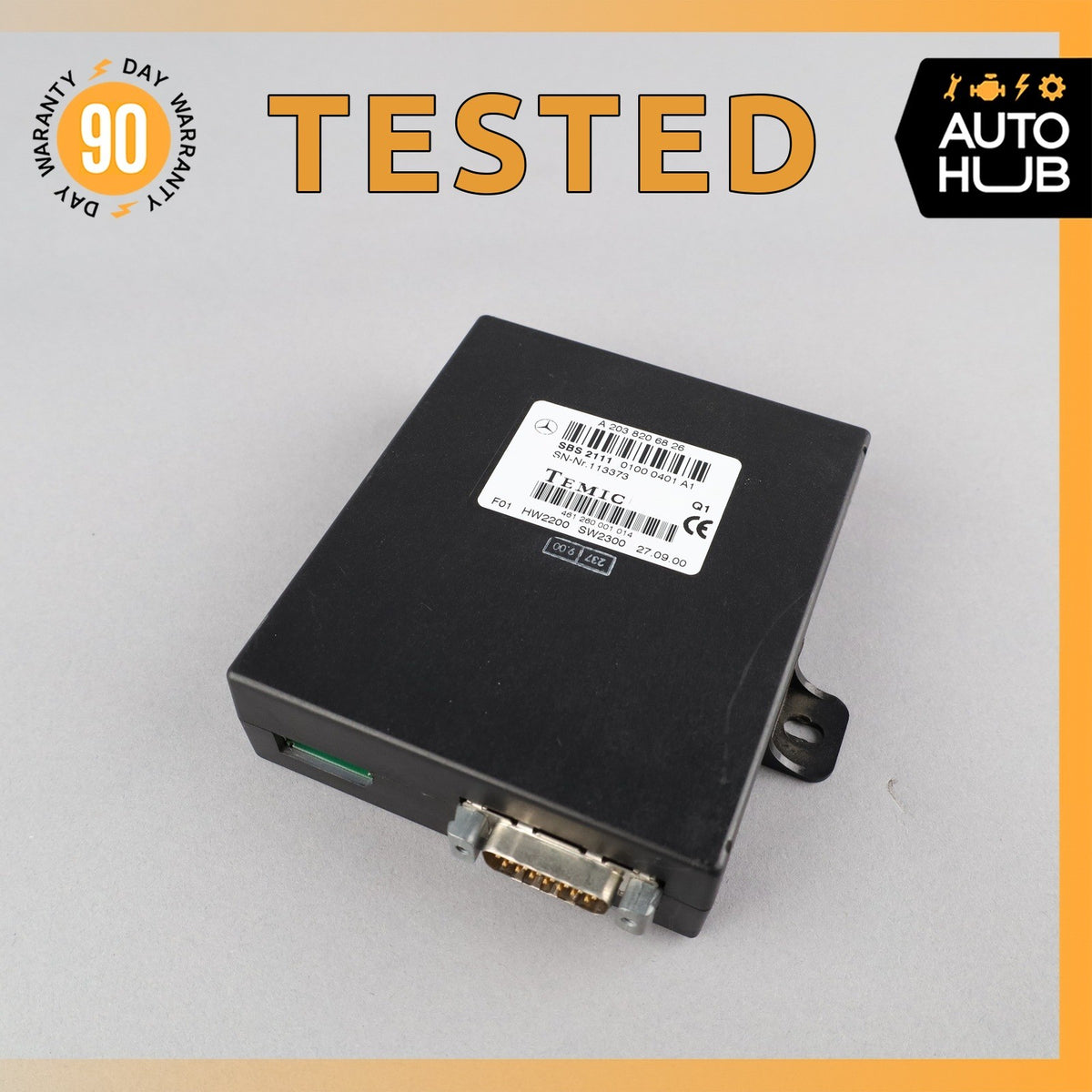 00-06 Mercedes W220 S600 CL500 CLK55 AMG Voice Recognition Control Module OEM - photo 1