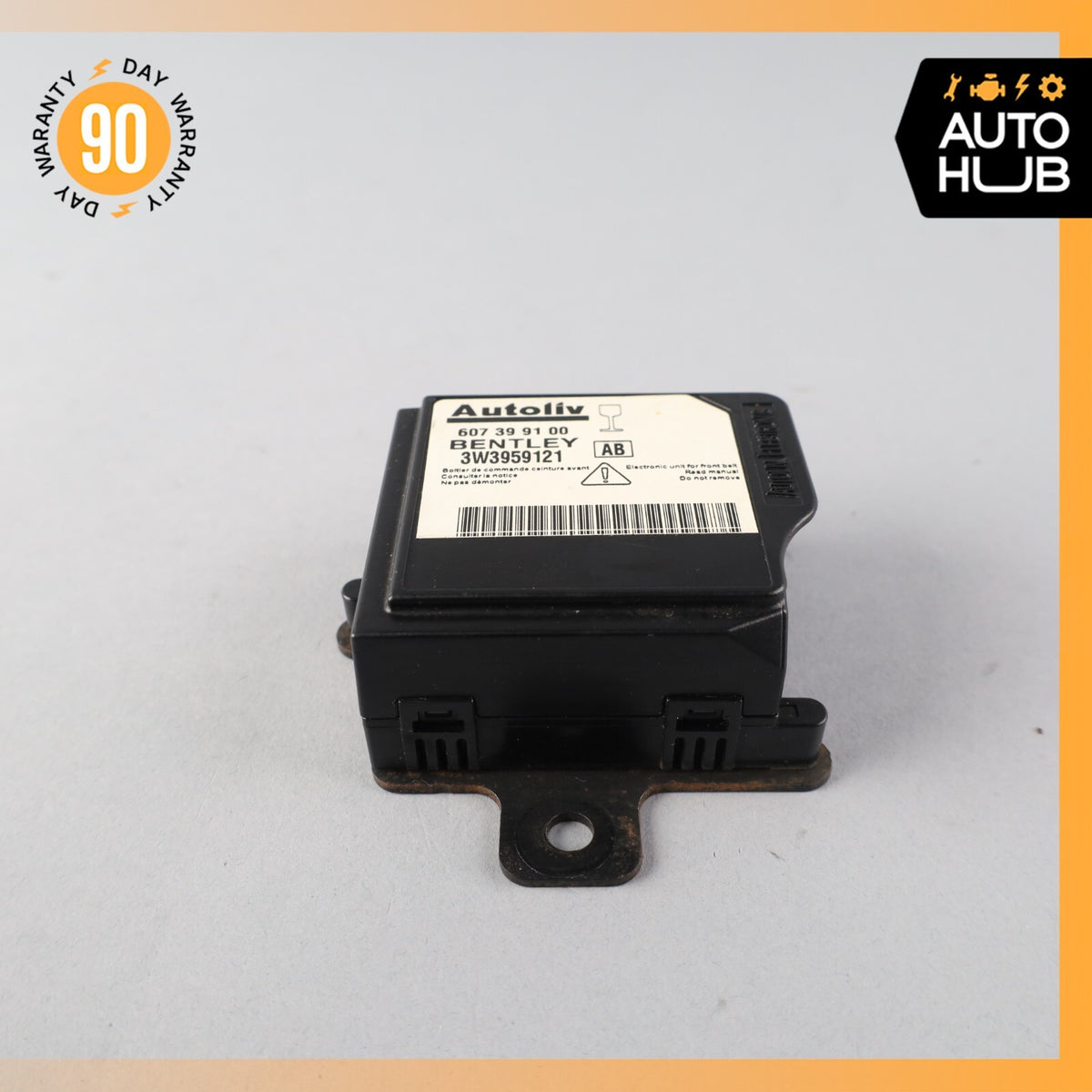 03-10 Bentley Continental GTC Speed Safety Bag Sensor SRS Control Module OEM 83k - photo 6