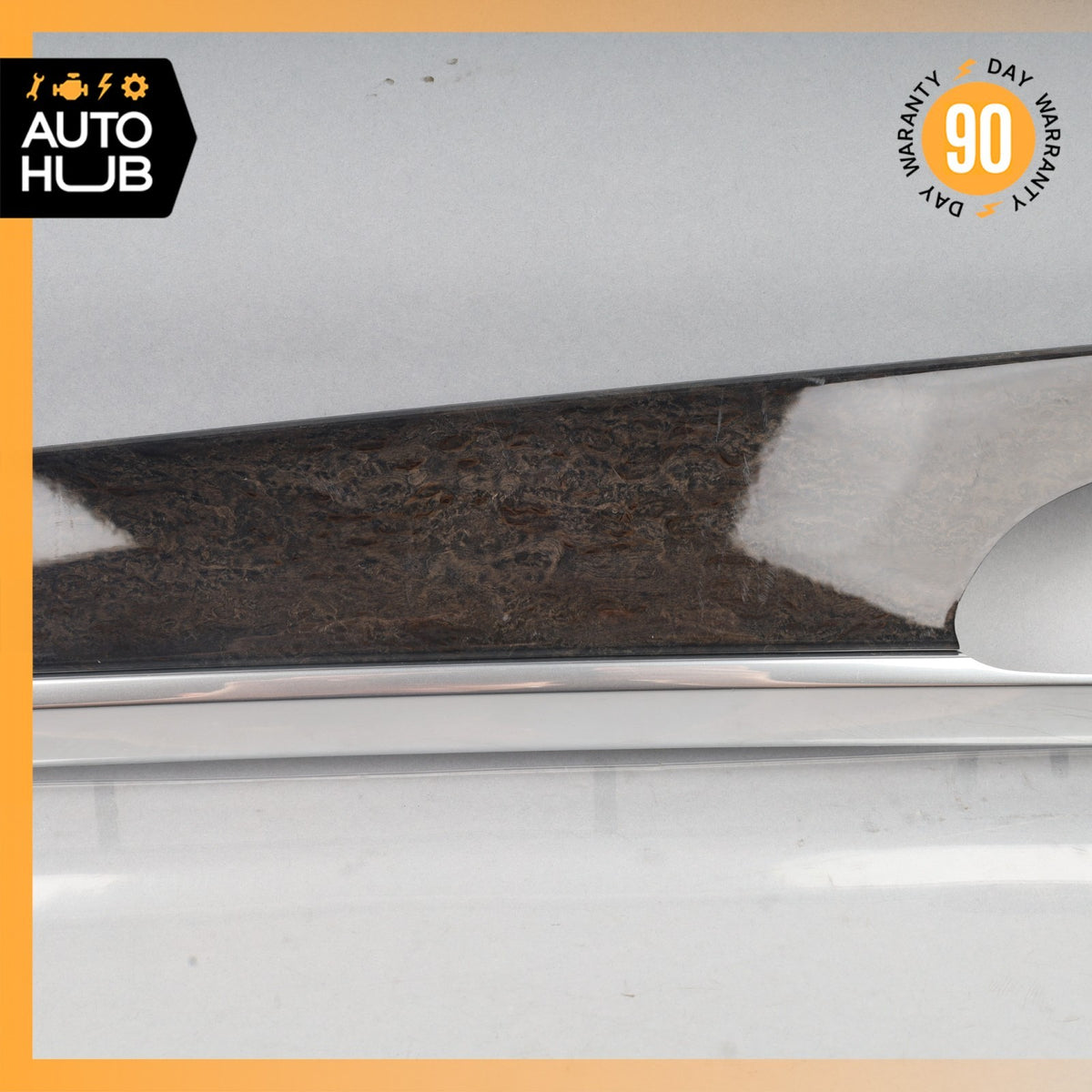 Porsche Panamera 970 Front Left Driver Side Door Panel Molding Wood OEM - photo 3