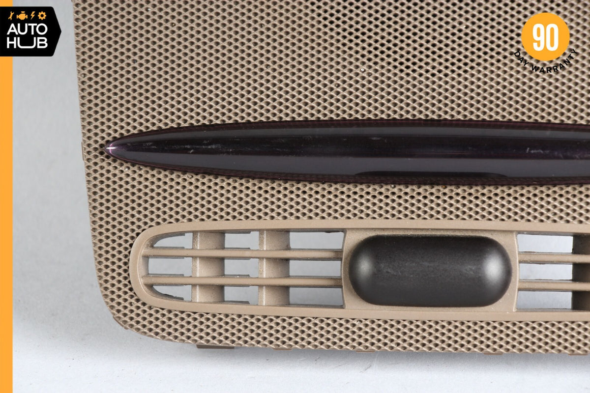 06-13 Mercedes X164 GL450 ML550 Dashboard Dash Grille Speaker Cover Brown OEM - photo 4