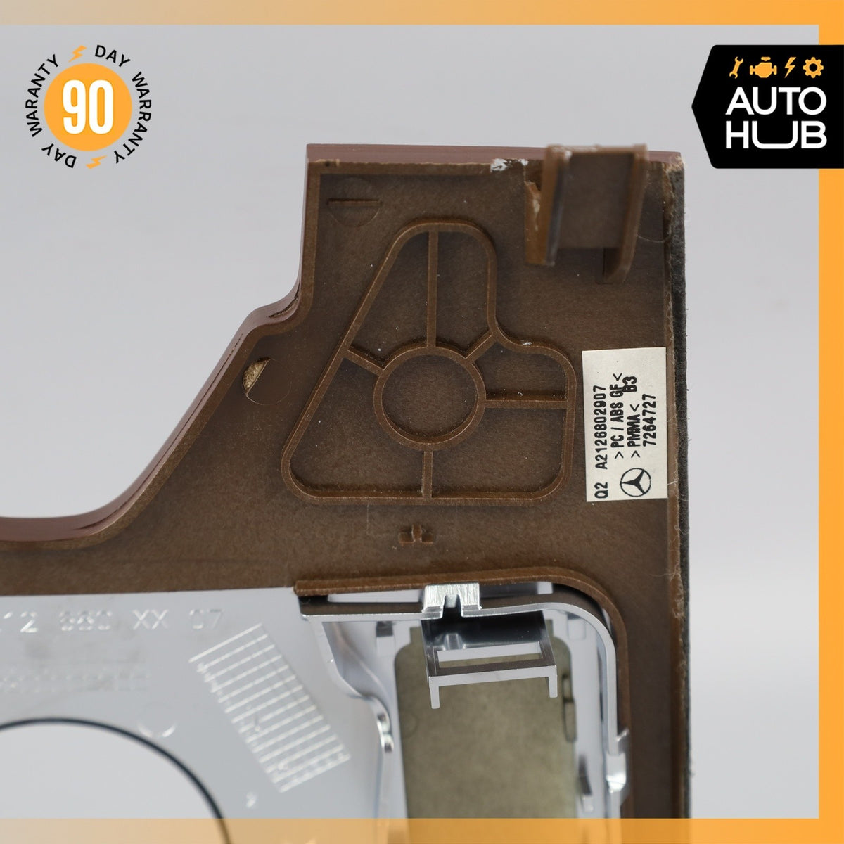 10-13 Mercedes W212 E350 E400 E550 Center Console Switch Trim Bezel Wood OEM - photo 12