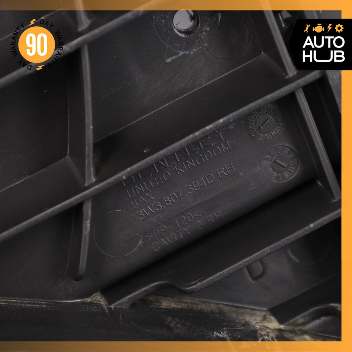 12-15 Bentley Continental GTC GT Rear Bumper Holder Support Brackets Set OEM 11k - photo 3