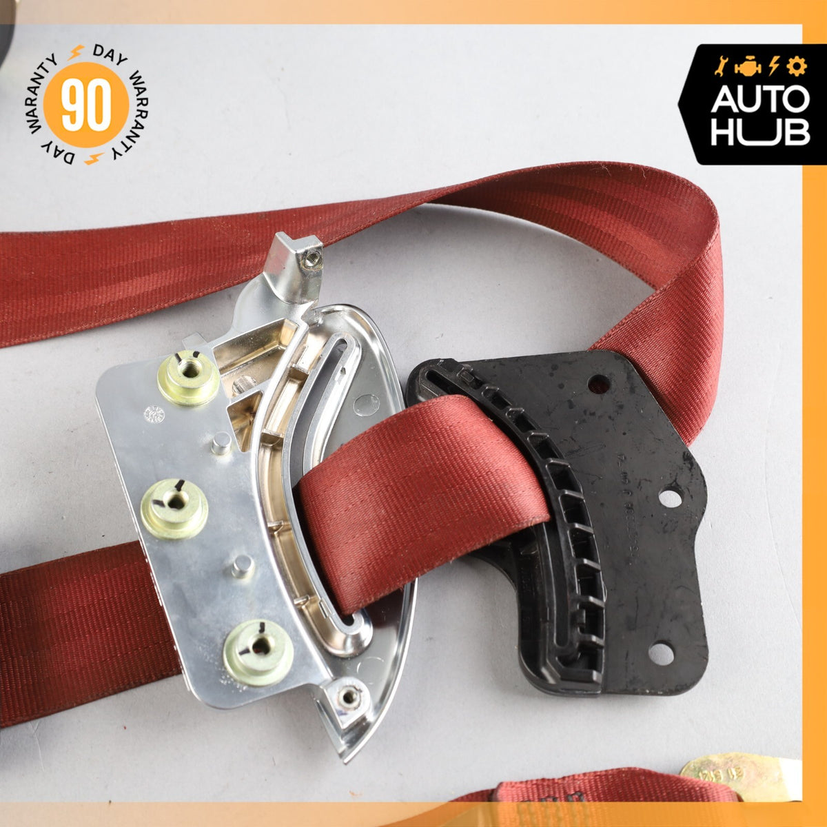 03-06 Bentley Continental GT Front Left Driver Side Seat Belt Red OEM 73k - photo 15