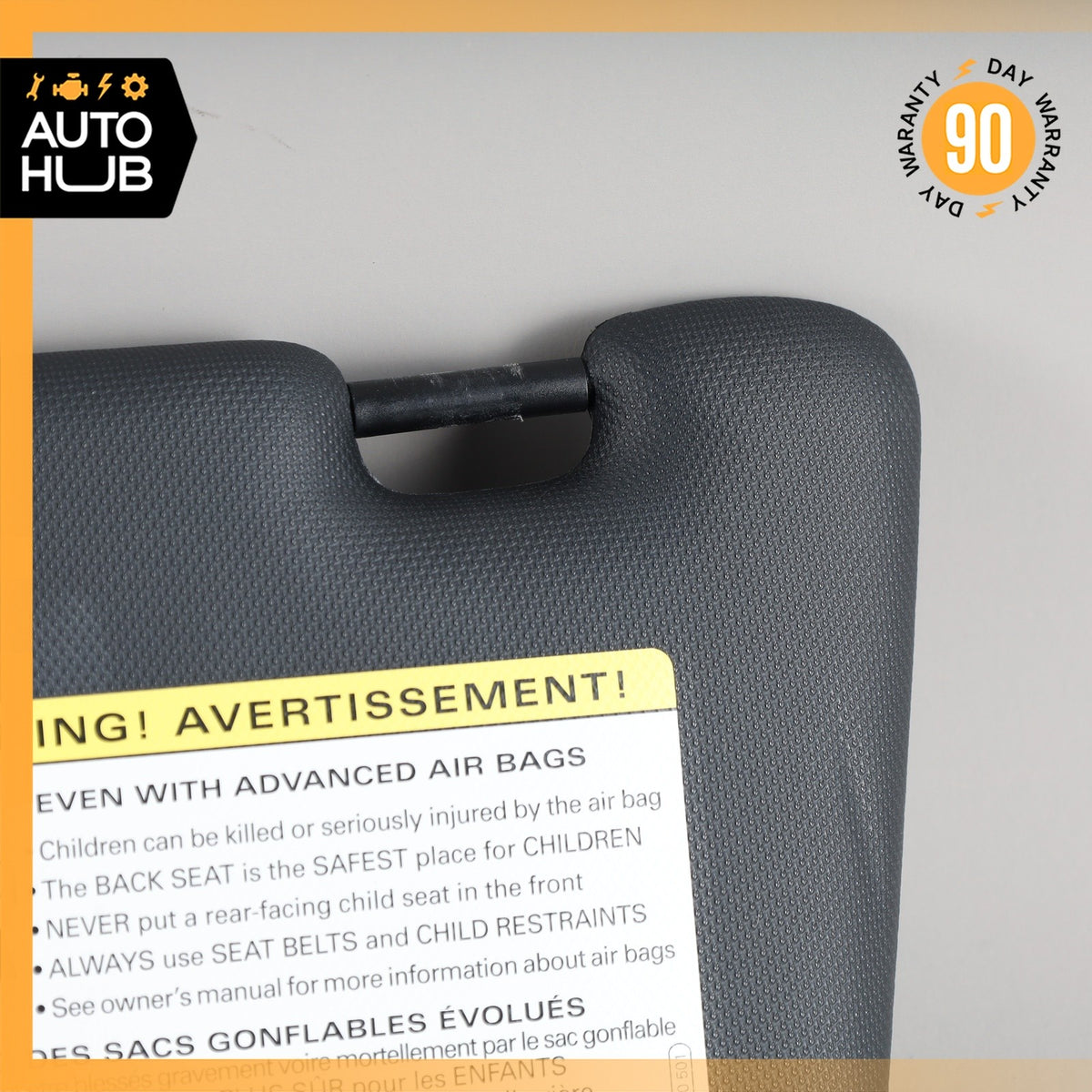 16-18 Audi 8V A3 E-Tron Left Side Sunvisor Sun Visor Black OEM - photo 13