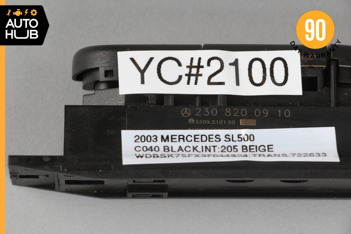 Mercedes R230 SL500 SL55 AMG Center Console ESP Switch Control Button OEM - photo 8
