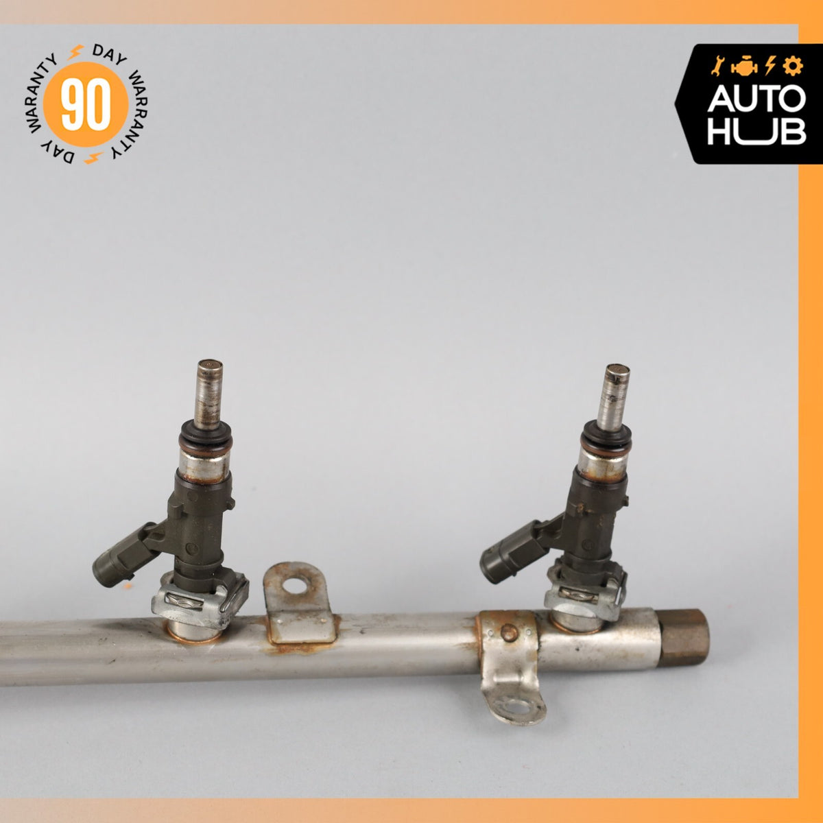 07-15 Mercedes W221 S63 E63 C63 AMG Engine Fuel Injector Rail w/ Injectors OEM - photo 5