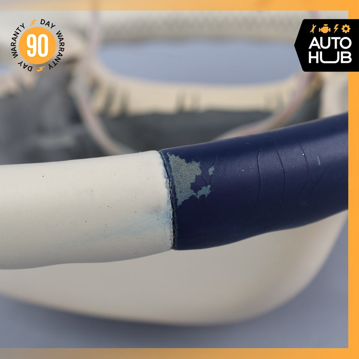 99-02 Bentley Arnage Steering Wheel Beige Blue PH27727PB OEM 42k - photo 18