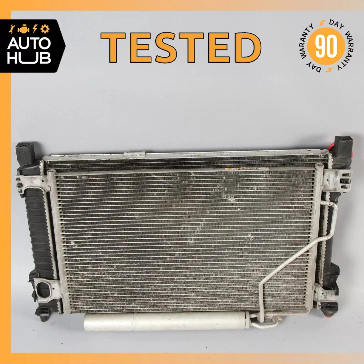 06-07 Mercedes W209 CLK350 C350 Engine Cooling Radiator AC A/C Condenser OEM - photo 1