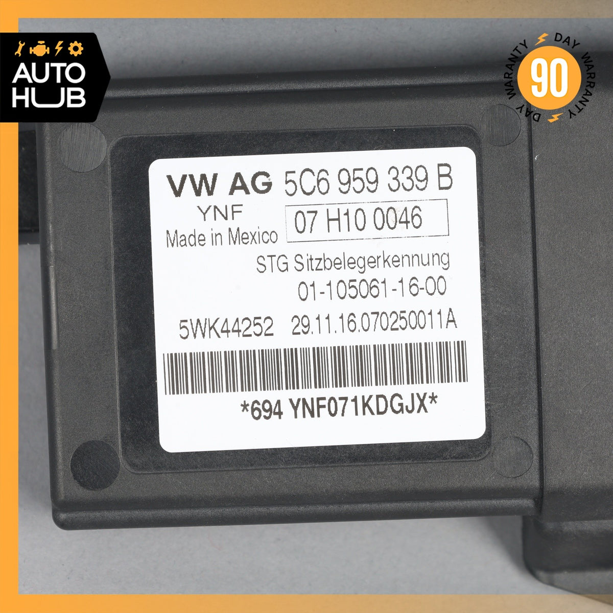 Macan 95B Audi C7 S6 Front Right Seat Occupant Control Module 5C6959339B OEM - photo 6