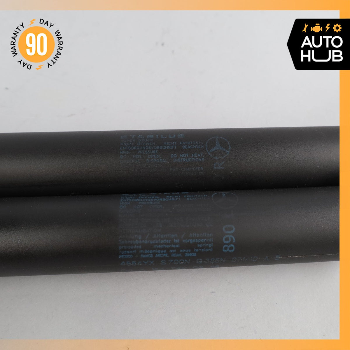 Mercedes W164 ML63 AMG Rear Left & Right Trunk Tailgate Lift Strut Set OEM - photo 12