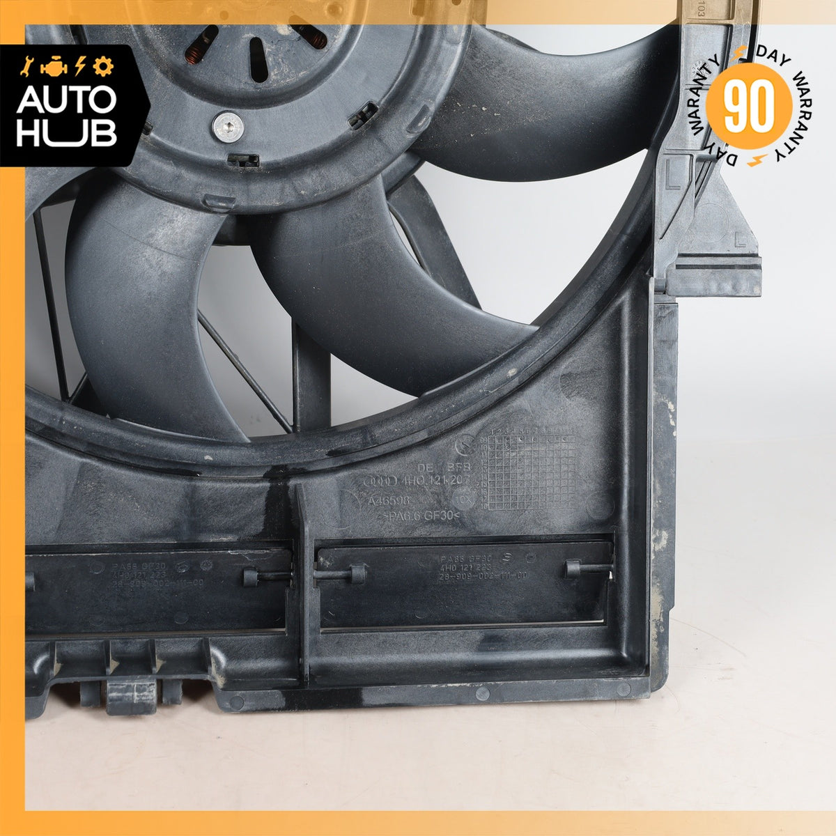 11-18 Audi D4 A8 S8 Engine Motor Cooling Radiator Fan Assembly 4H0121003F OEM - photo 17