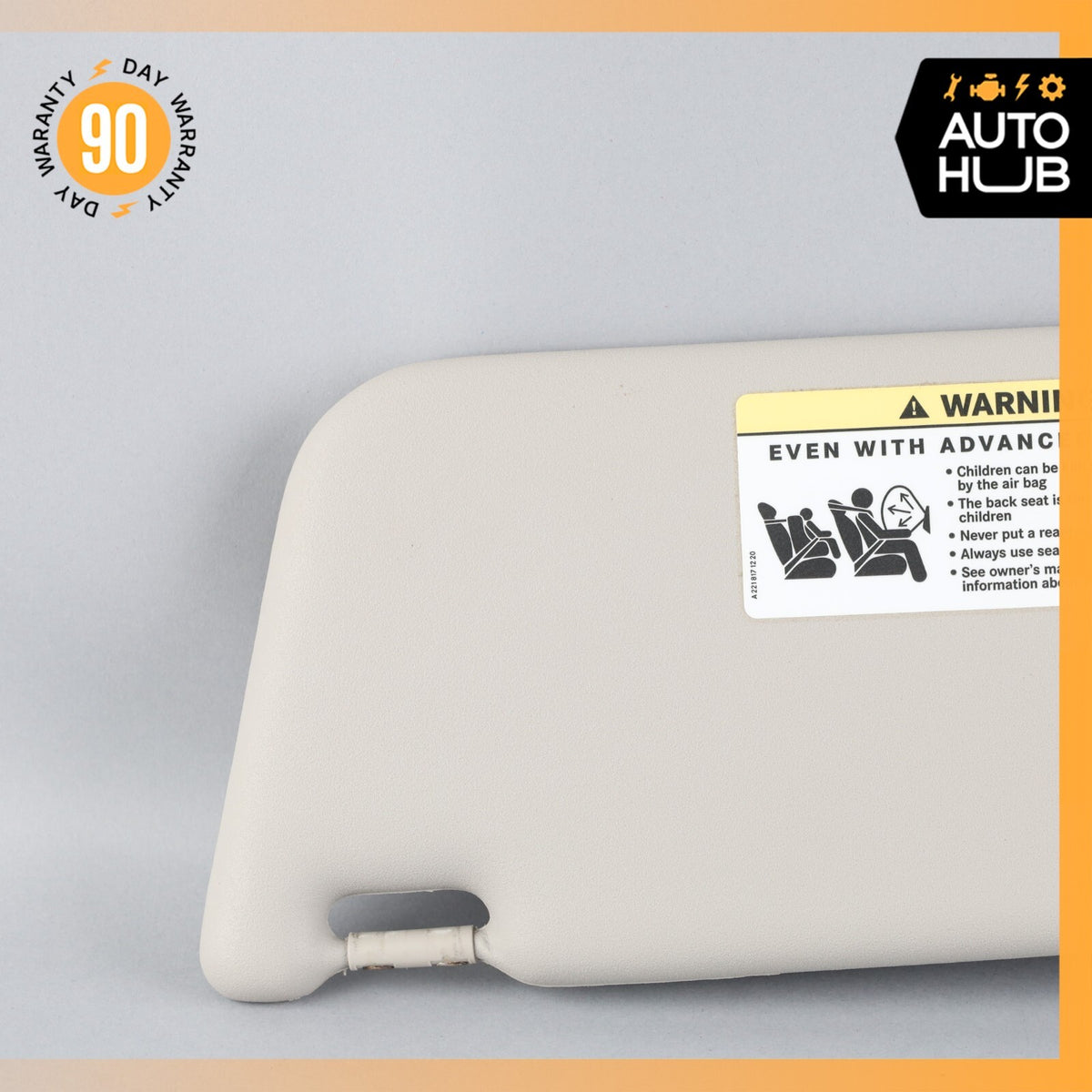 03-09 Mercedes W209 CLK550 CLK350 Convertible Right Side Sun Visor Sunvisor OEM - photo 6