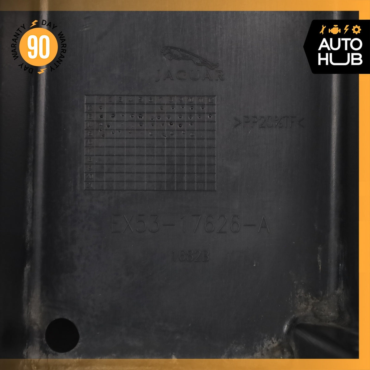 14-17 Jaguar X152 F-Type Front Bumper Under Body Shield Cover OEM - photo 9