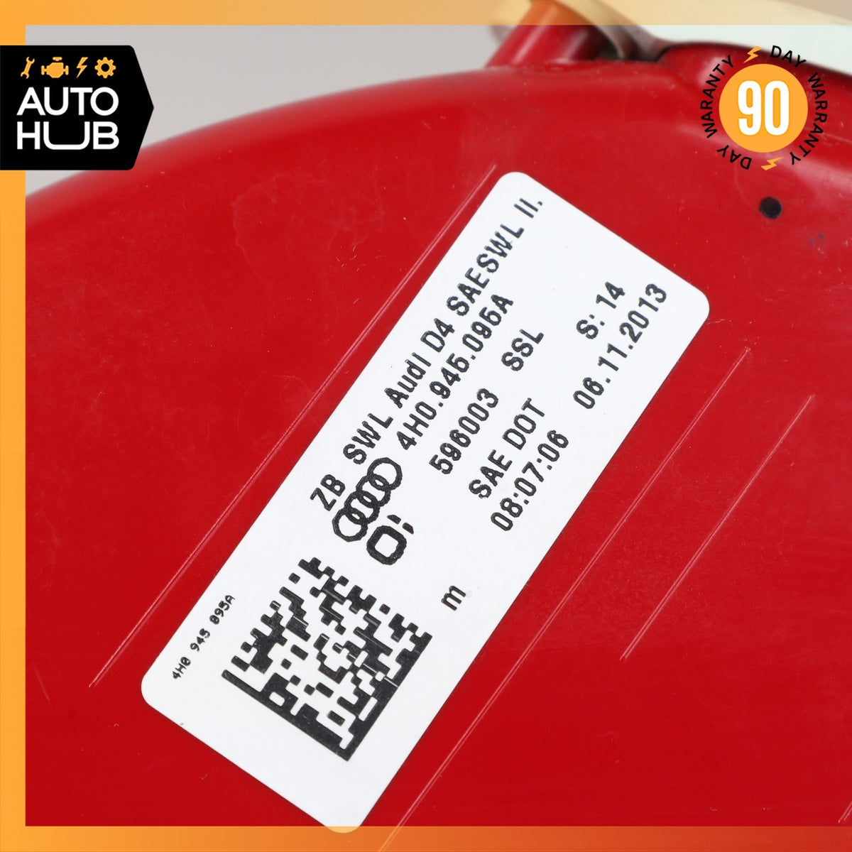 11-14 Audi D4 A8 Rear Left Driver Side LED Outer Tail Light Assembly OEM - photo 13