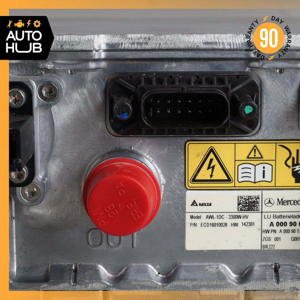 16-19 Mercedes W222 S550e GLC350e Battery Power Voltage Charger Unit OEM - photo 6