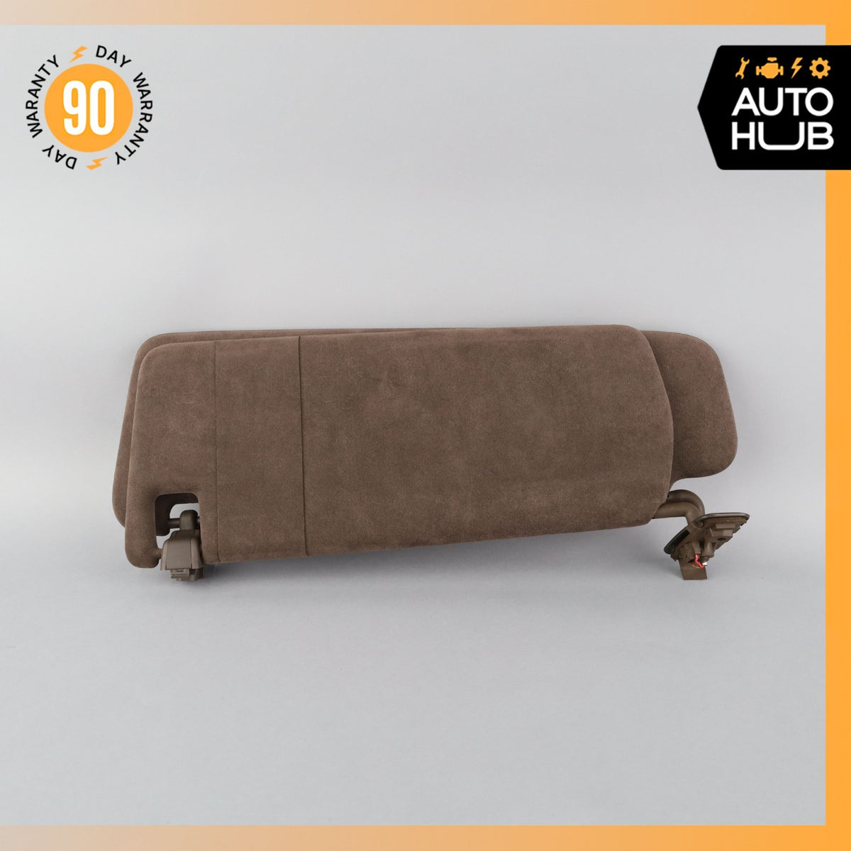 15-18 Porsche Cayenne 958 Sun Visor Sunvisor Right Side Suede Brown OEM - photo 2