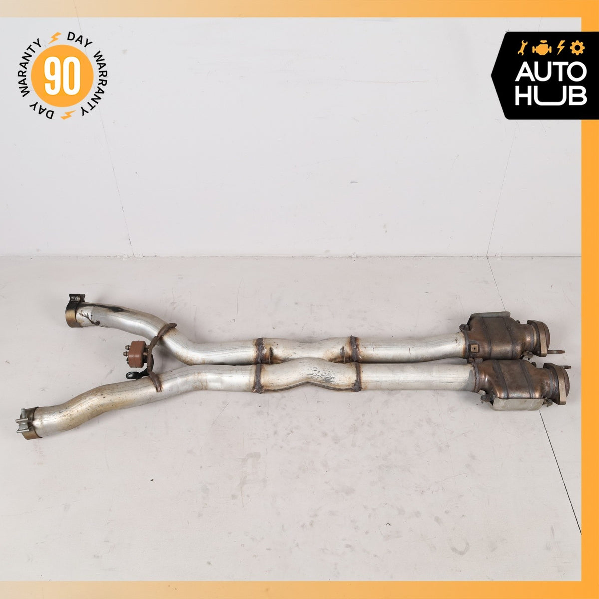 14-19 Chevrolet Corvette C7 Exhaust Mid Pipe Center Resonator Silencer OEM 32k - photo 2