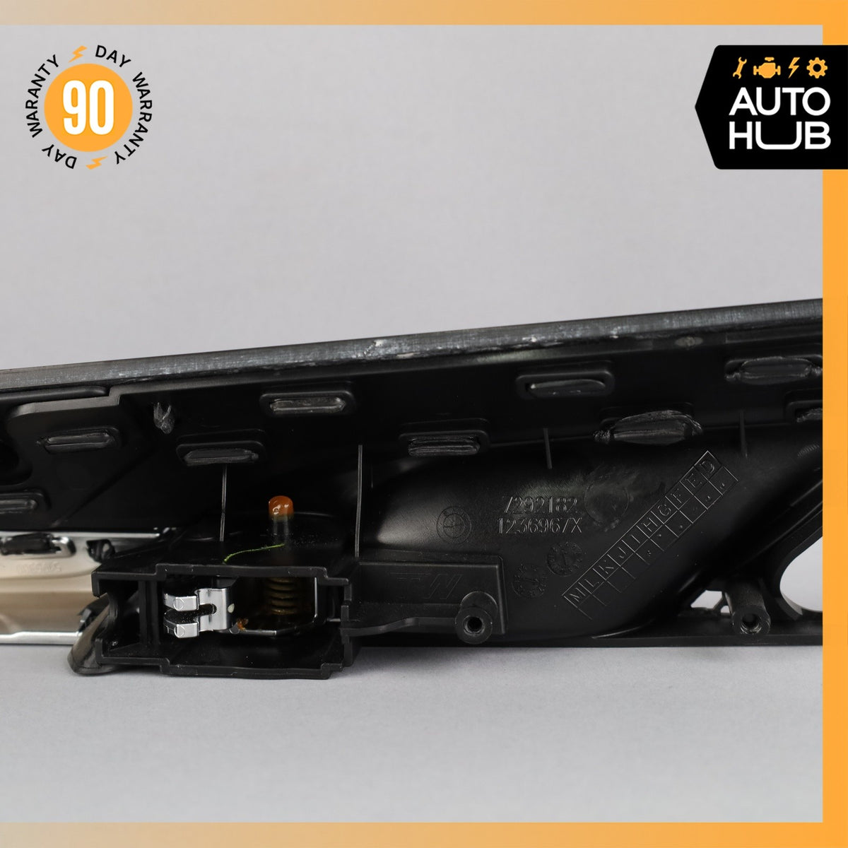 14-18 BMW F15 X5 Right Side Interior Door Handle w/ Trim OEM - photo 12