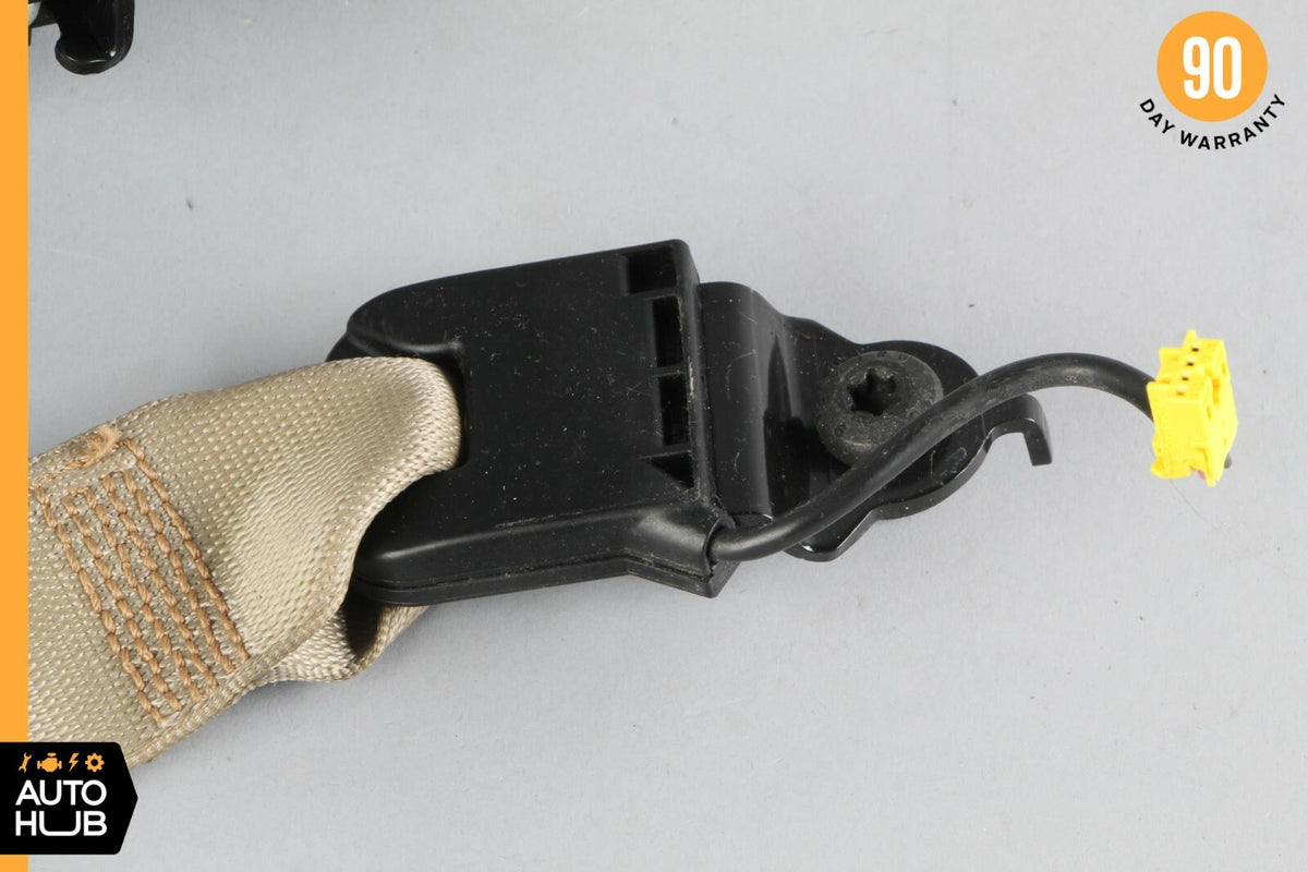 08-15 Mercedes W204 C250 C300 C350 Front Right Passenger Seat Belt Beige OEM - photo 4