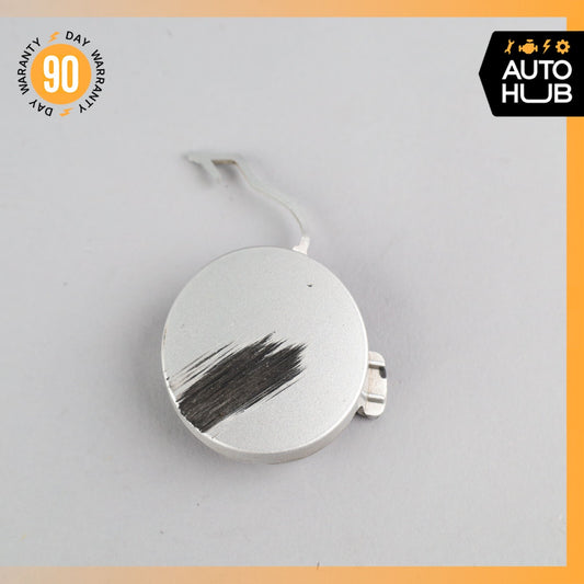 11-14 Porsche Cayenne 958 Front Right Bumper Tow Hook Hitch Cover Lid Silver OEM - photo 1