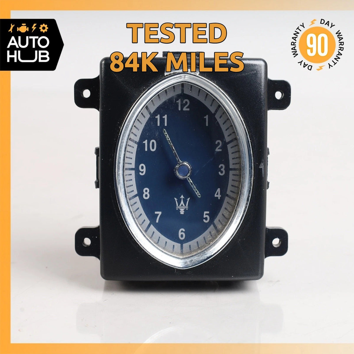 03-08 Maserati Quattroporte M139 Center Dashboard Analog Clock 219397 OEM 84k - photo 1