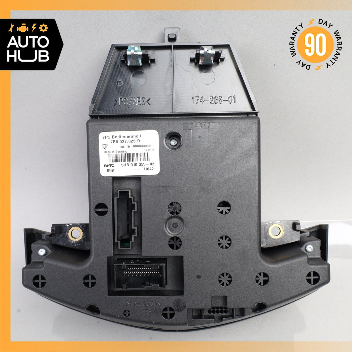 11-14 Porsche Cayenne 958 S Hybrid Rear Seat Heat Lock Switch Control Panel OEM - photo 10