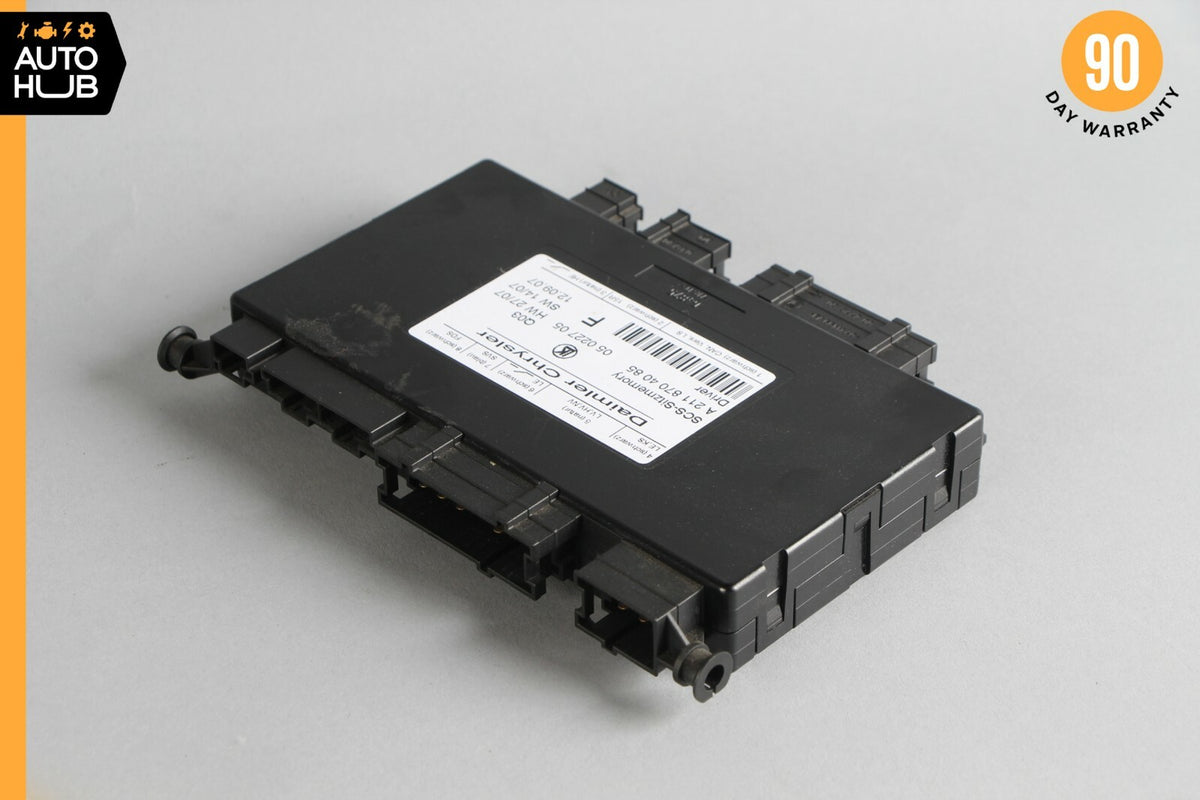 03-12 Mercedes W211 E550 GL550 Seat Control Module Front Left 2118704085 OEM - photo 4