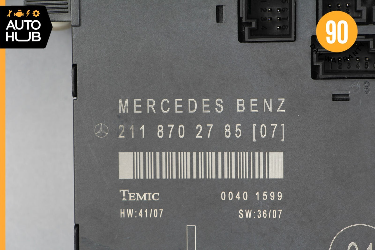 03-09 Mercedes W211 E550 E350 Front Left Driver Side Door Control Module OEM - photo 11