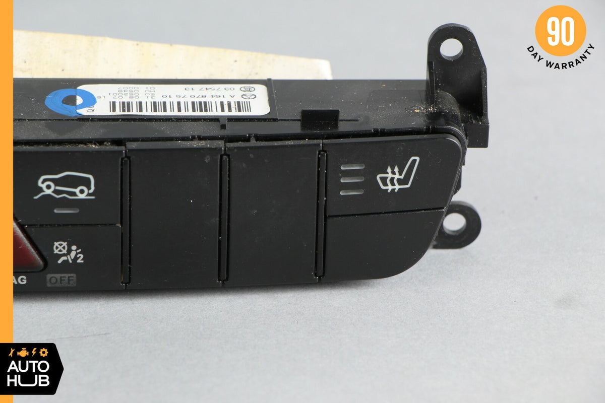06-12 Mercedes W164 ML550 GL450 Dash Hazard Heated Seats ESP Control Panel OEM - photo 4