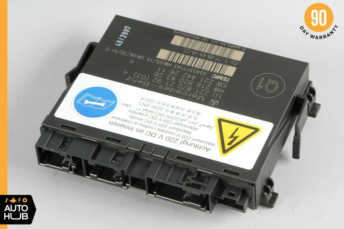 07-10 Mercedes W216 CL550 S63 Front Left or Right Seat Contour Control Module - photo 2