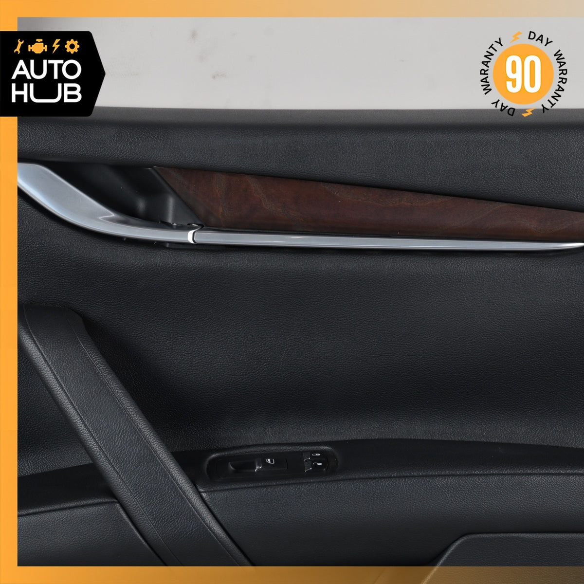 14-22 Maserati Ghibli M157 Front Right Side Interior Door Panel Black OEM 68k - photo 4