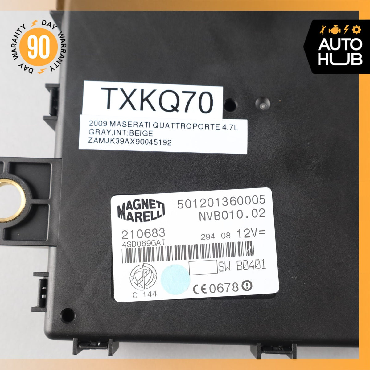 03-13 Maserati Quattroporte M139 Trunk Release Opener Control Module OEM - photo 7