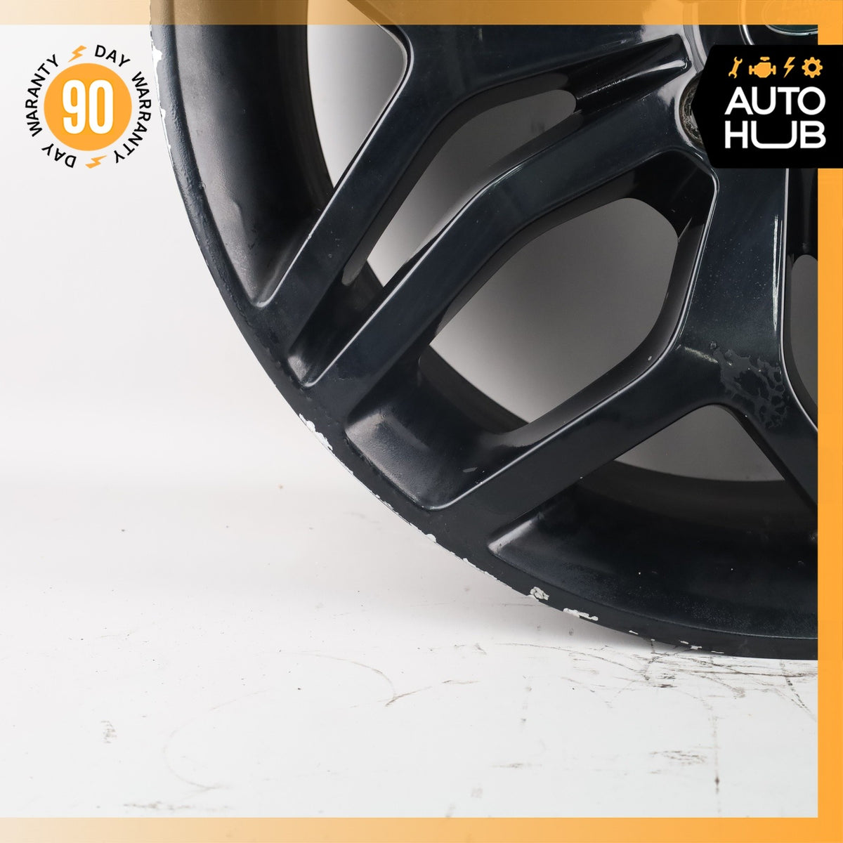 14-22 LR Range Rover Sport L494 Style 7 9.5 x 22 22" Wheel Rim Black OEM - photo 5