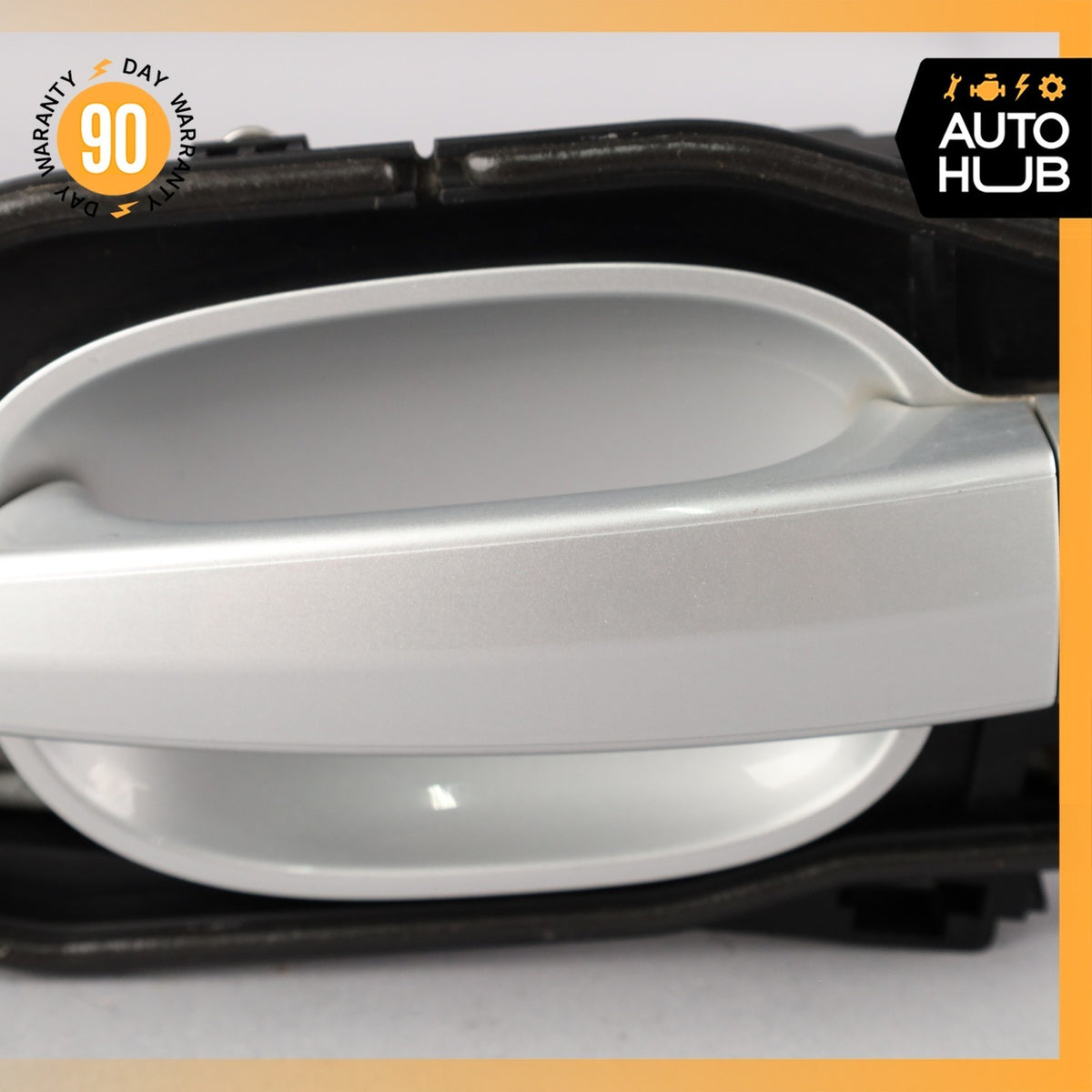 04-10 BMW E60 535i 528i 550i Front Right Exterior Door Handle Silver OEM - photo 3