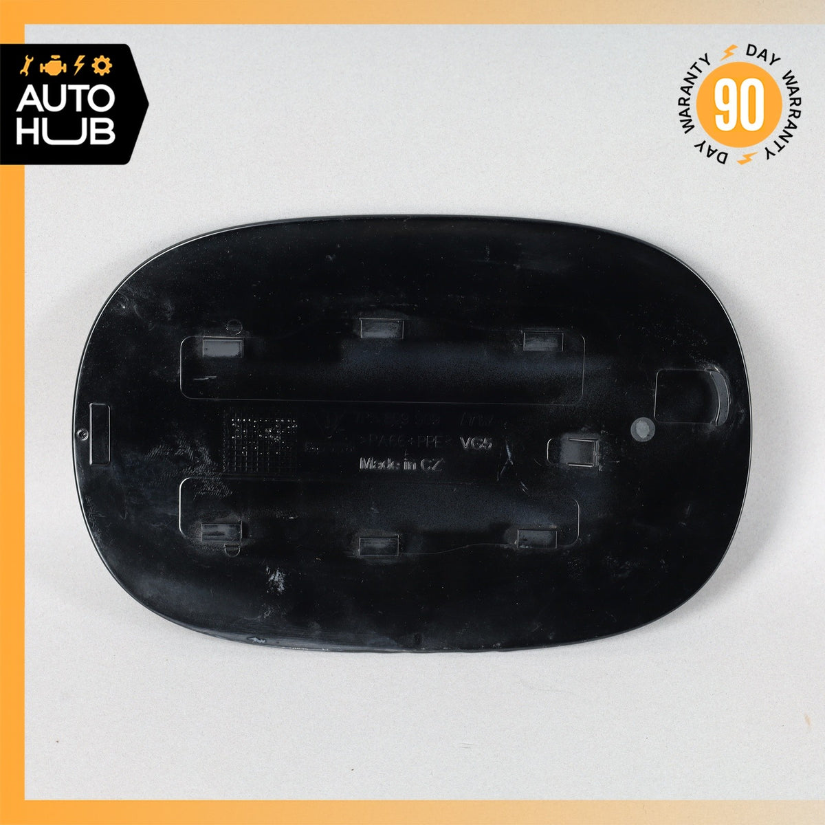 11-18 Porsche Cayenne 958 Fuel Door Lid Gas Tank Cover Black OEM - photo 7