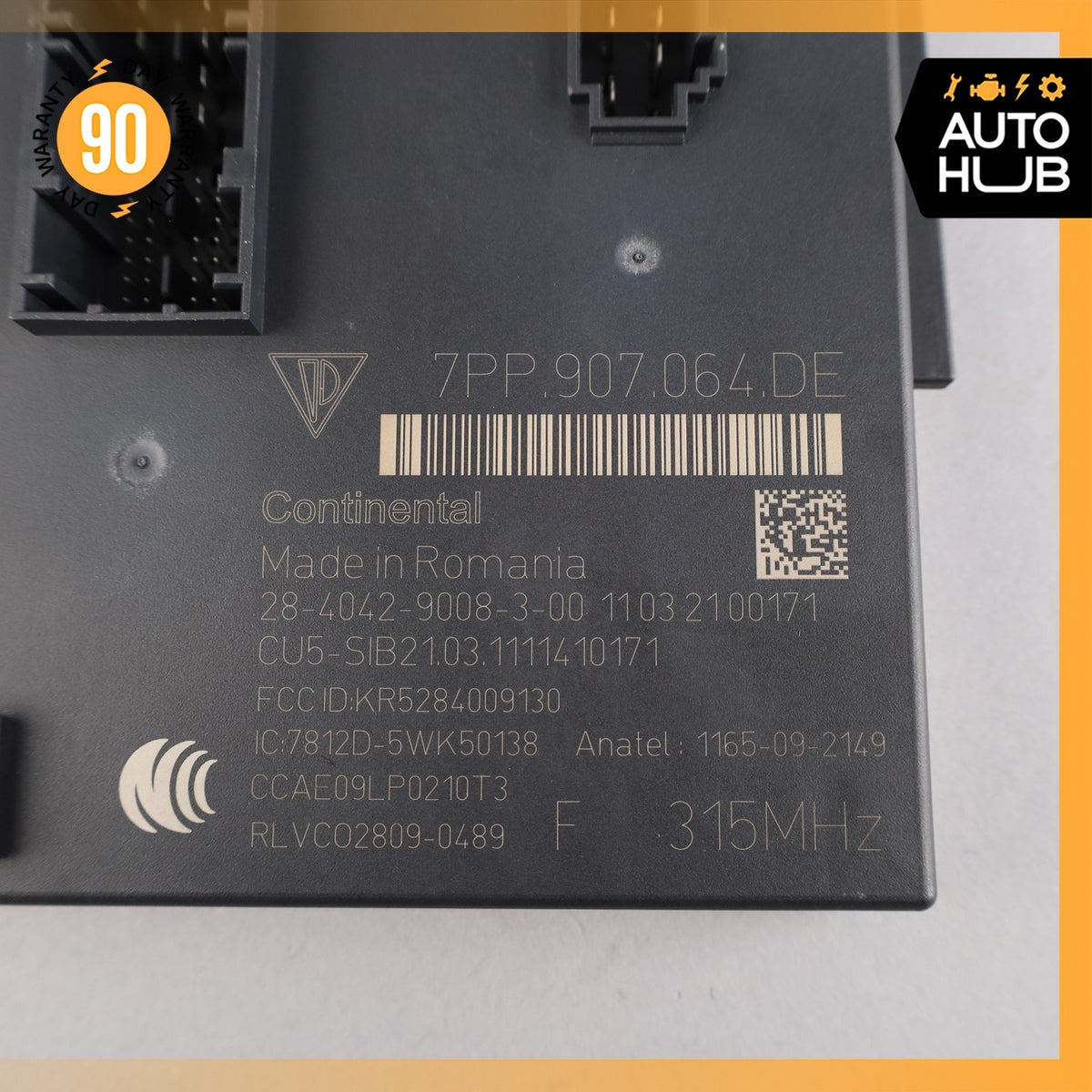 12-24 Porsche Cayenne 958 Front BCM BCU Body Control Module Unit 7PP907064HP OEM - photo 9
