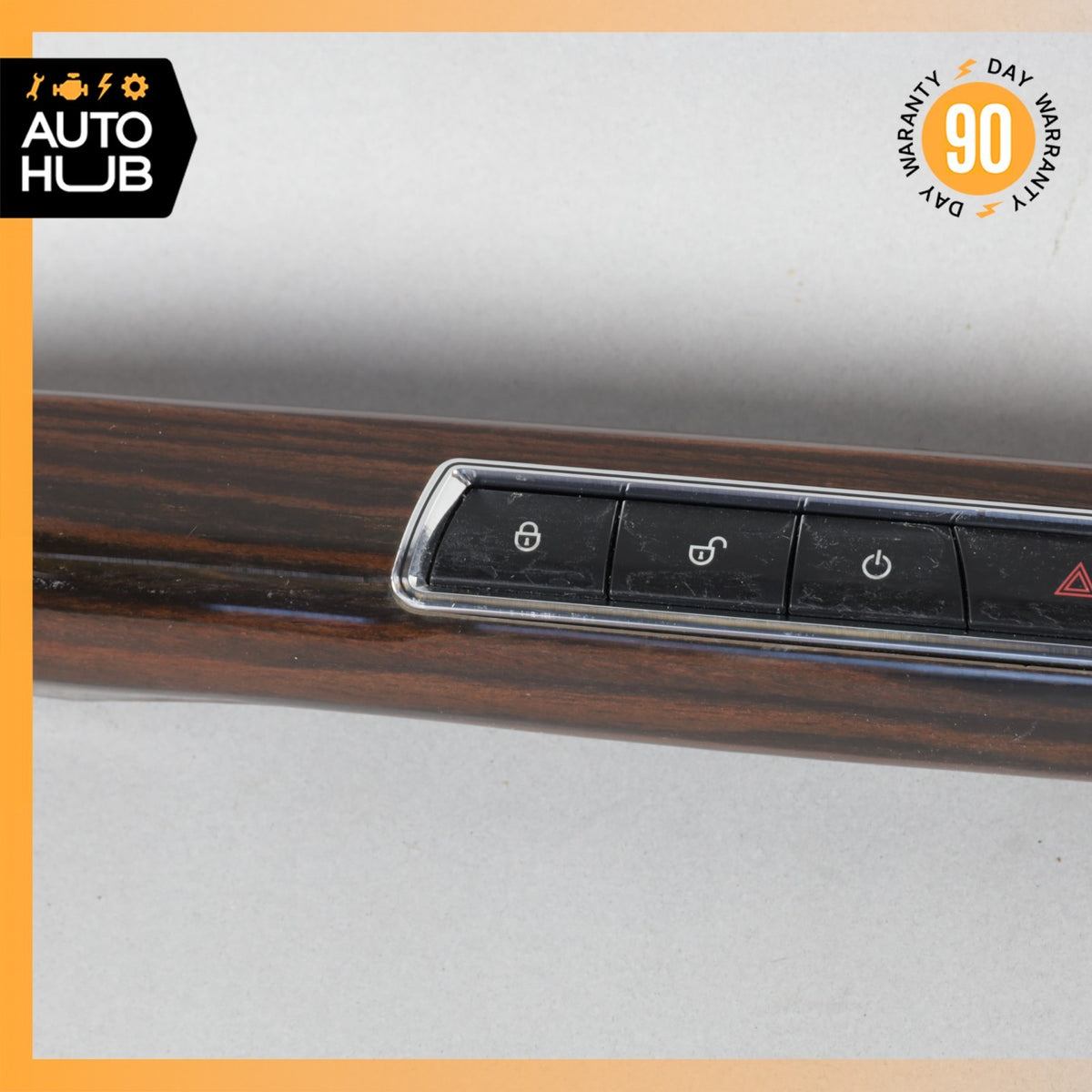 12-15 Jaguar XF X250 Dashboard Facia Center Cover Panel Molding w/ Switch OEM - photo 7