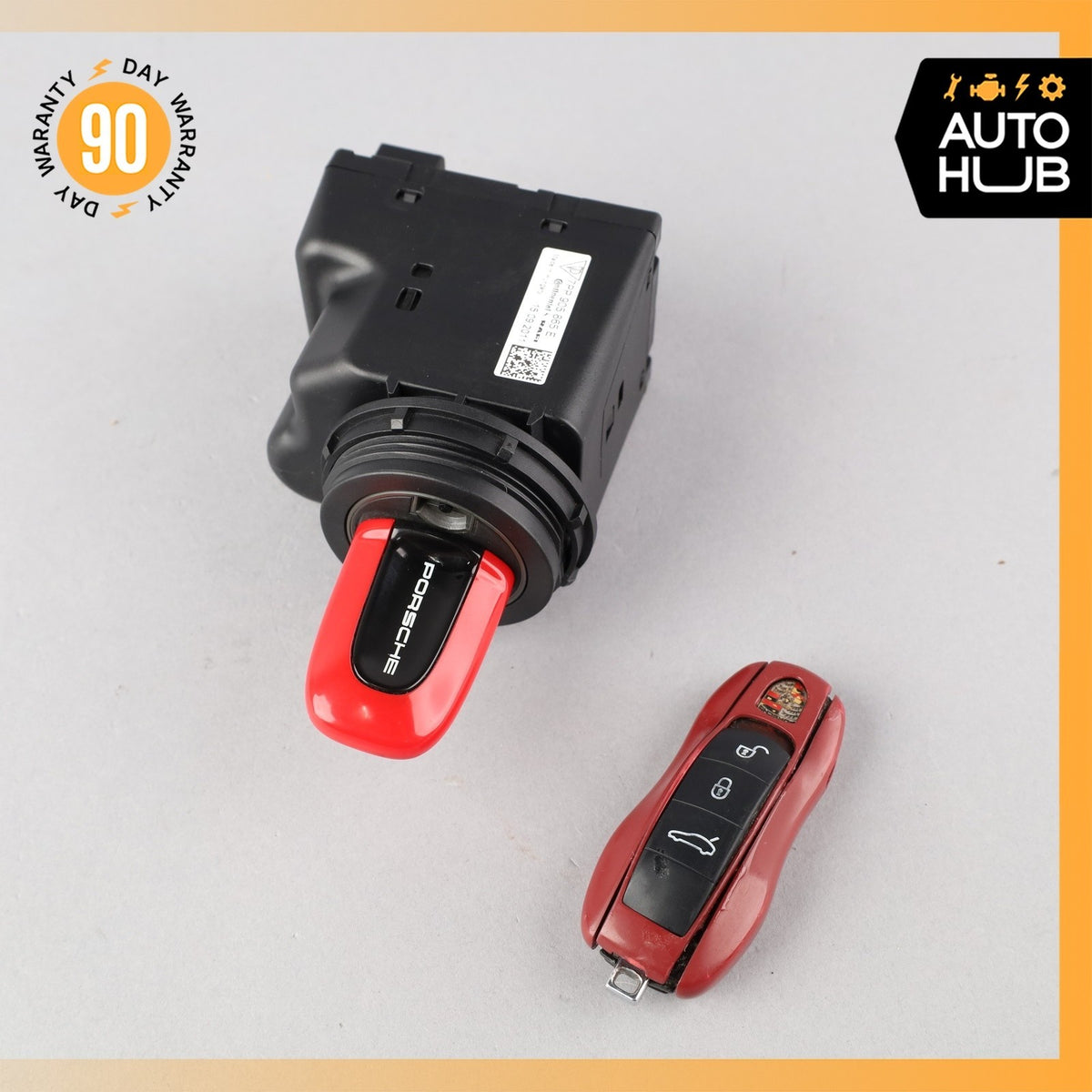 Porsche Panamera 970 Start Ignition Switch Module w/ Key Set OEM - photo 2