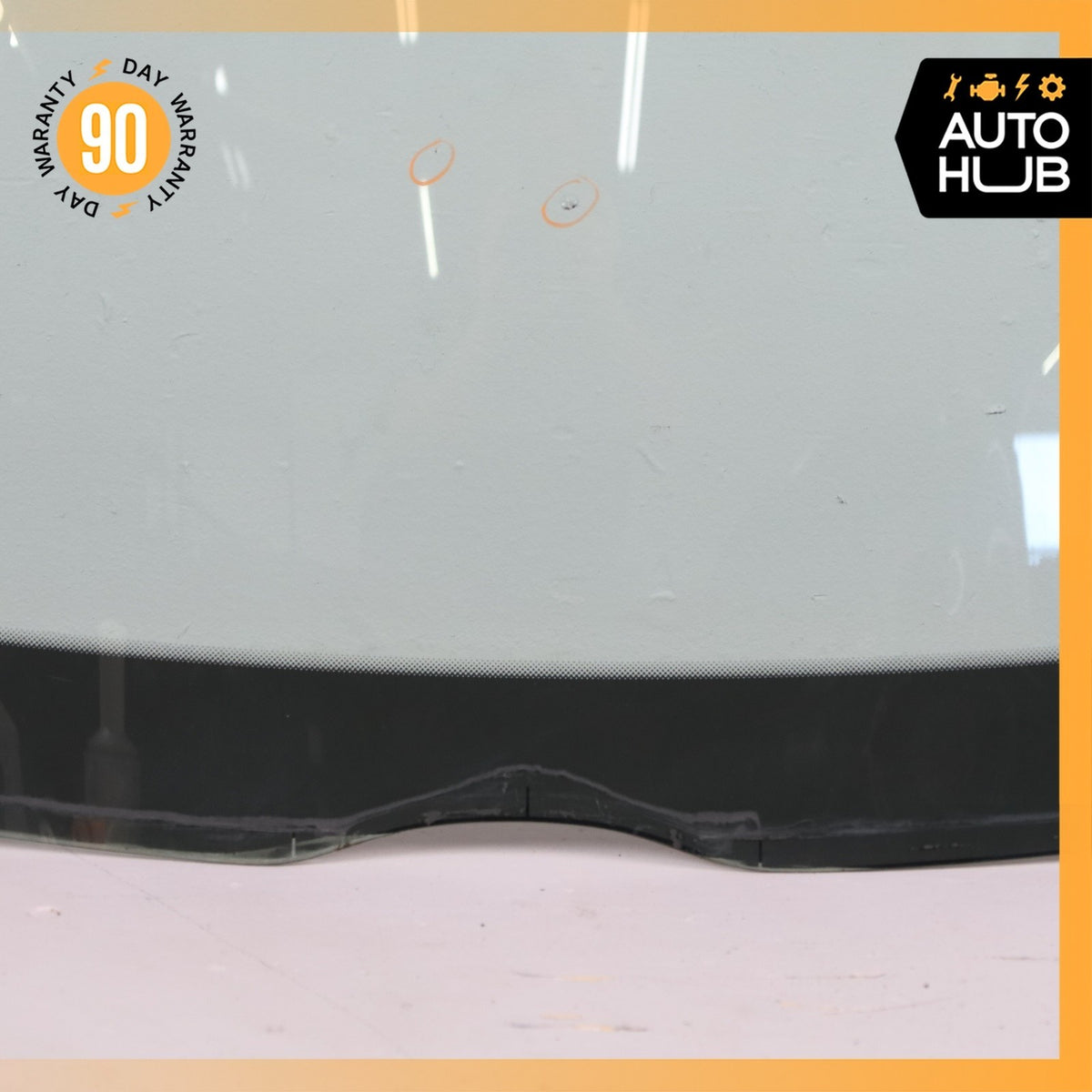 88-95 Mercedes W124 300CE E320 Front Windshield Wind Shield Glass OEM - photo 6