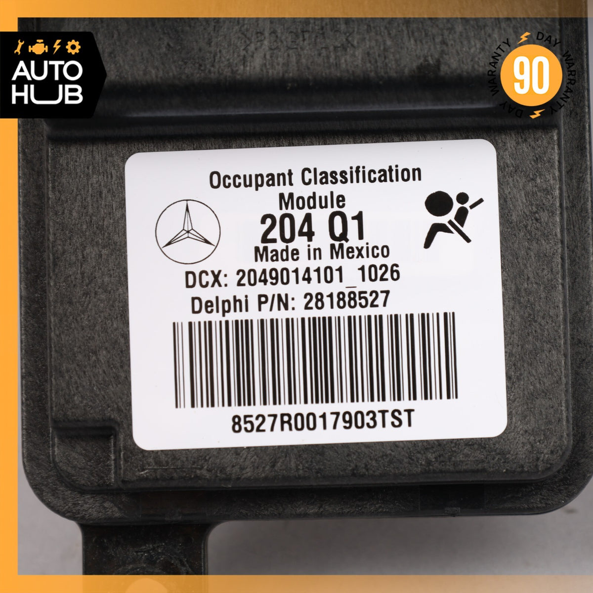 08-11 Mercedes W204 C300 C250 C63 AMG Seat Occupancy Sensor Mat SRS Module OEM - photo 6