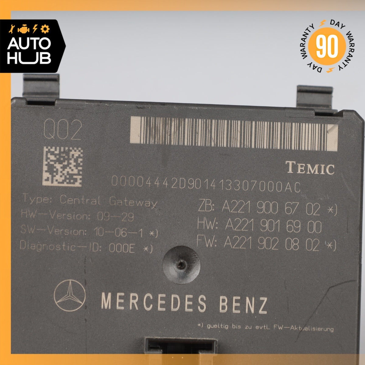 07-14 Mercedes W216 CL550 S600 Central Gateway Control Module 2219006702 OEM - photo 6