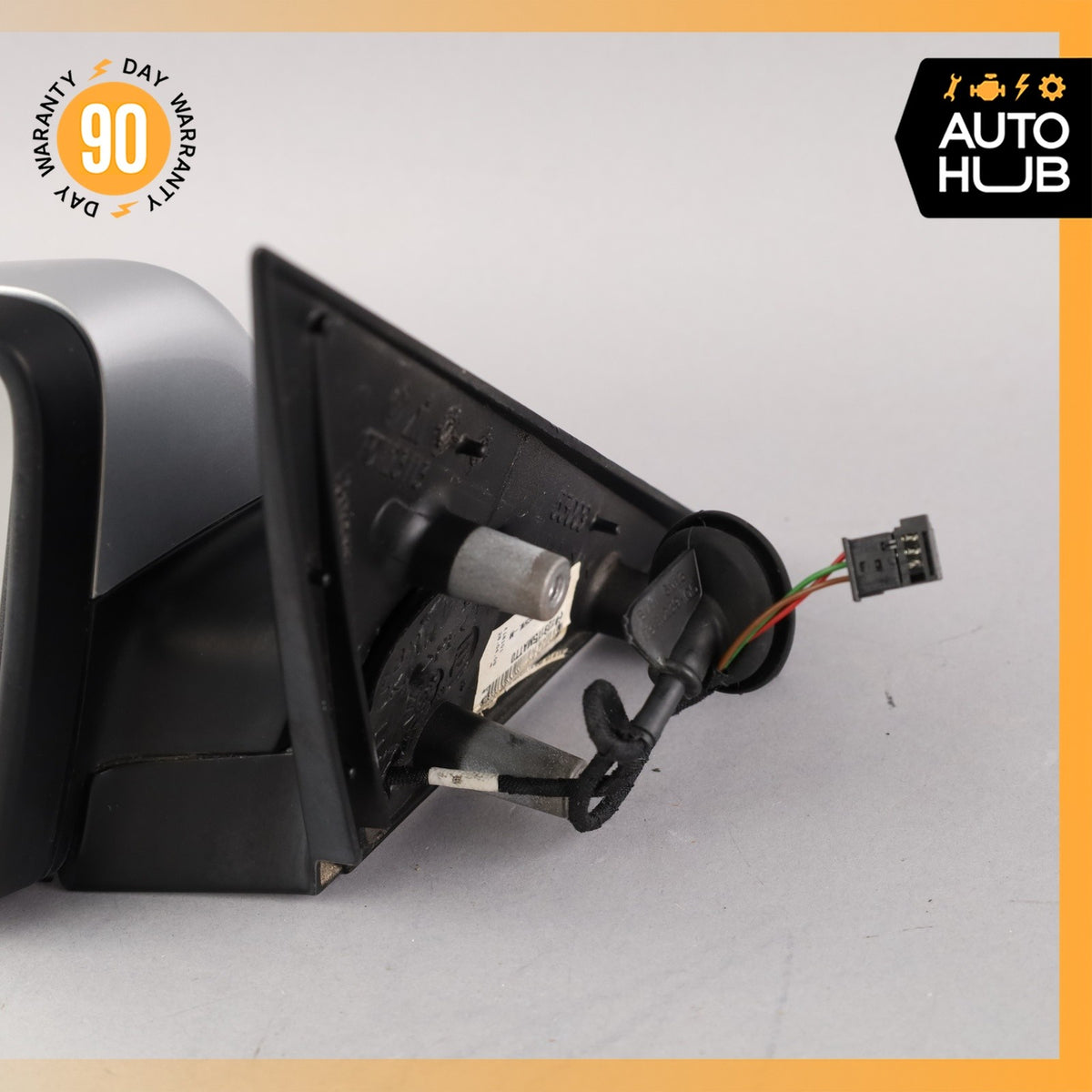 08-10 BMW E60 535i 550i 528i Left Rear View Door Mirror Silver OEM - photo 5