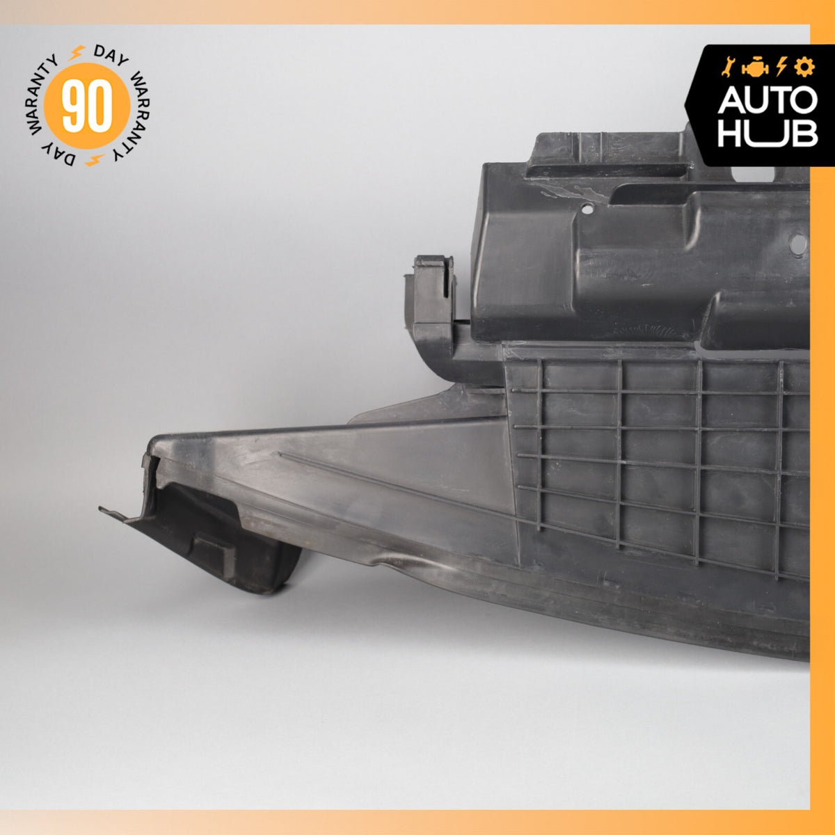 2014 Mercedes W207 E350 Engine Radiator Lower Baffle Air Duct 2075052730 OEM 16k - photo 7