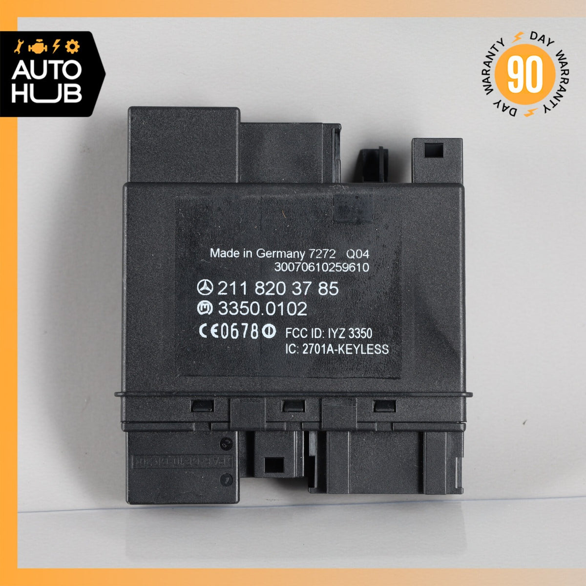 06-11 Mercedes W211 E63 AMG CLS500 E350 Rear Door Keyless Go Control Module OEM - photo 1