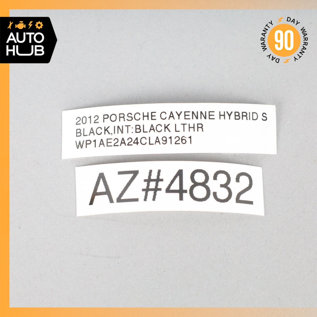11-18 Porsche Cayenne 958 Hybrid S Negative Cable Harness 7P0971235 OEM - photo 8