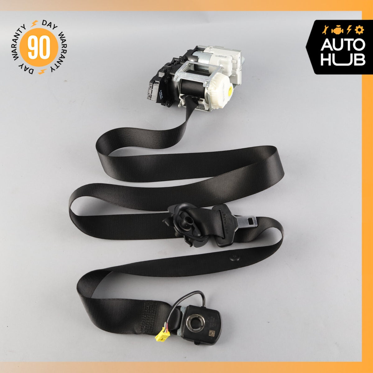 10-13 Mercedes W221 S400 S63 AMG Seat Belt Front Right Passenger Side Black OEM - photo 1