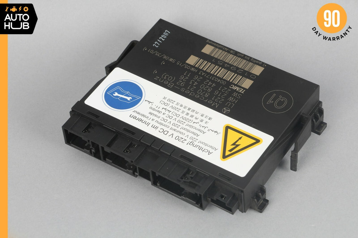 07-10 Mercedes W216 CL600 S600 Front Left or Right Seat Contour Control Module - photo 2